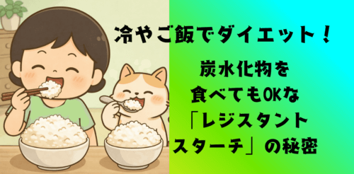 冷やご飯でダイエット！炭水化物を食べてもOKな「レジスタントスターチ」の秘密