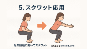 スクワット応用
