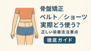 アイキャッチ骨盤ベルト、ショーツ