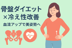 アイキャッチ骨盤ダイエットと冷え性改善