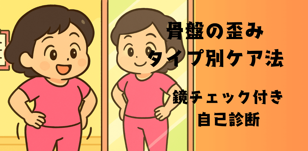 骨盤の開きタイプ別ケア法