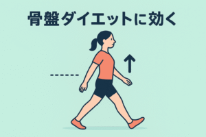 アイキャッチ骨盤ダイエットに効くウォーキング
