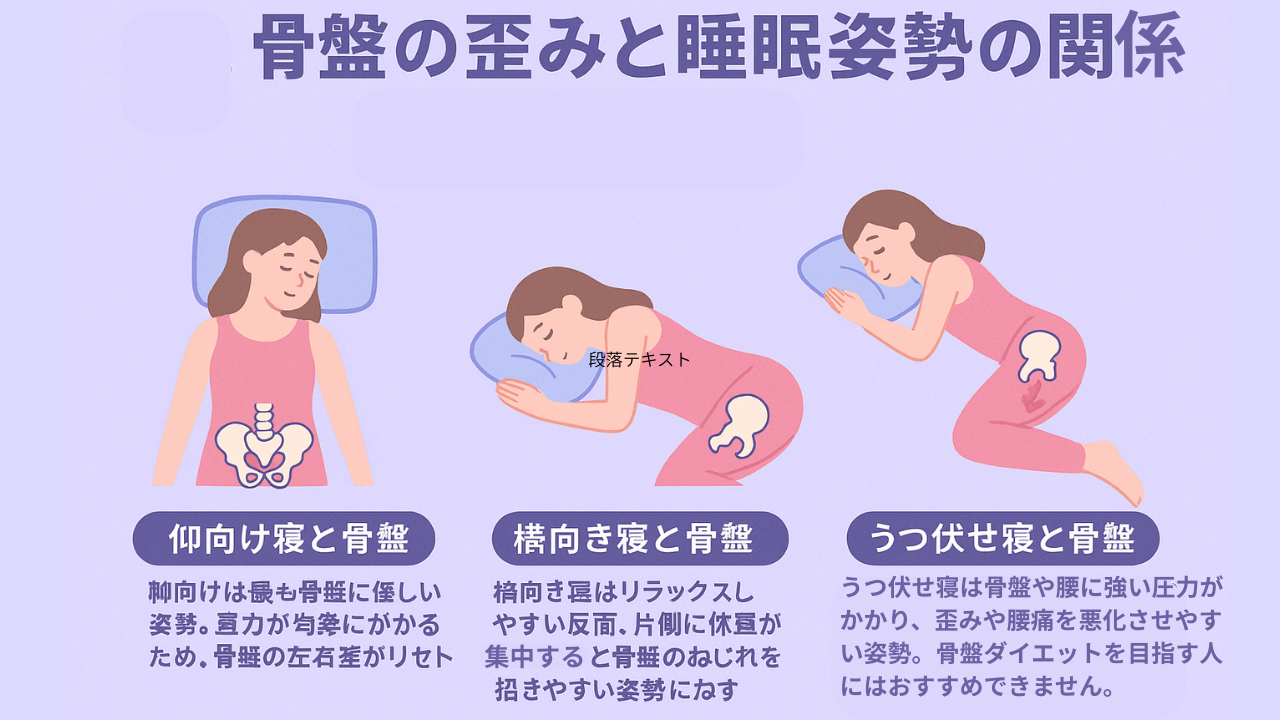 骨盤ダイエットと睡眠の質