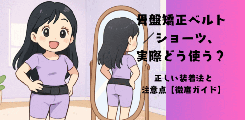 骨盤矯正ベルト／ショーツ、実際どう使う？正しい装着法と注意点【徹底ガイド】