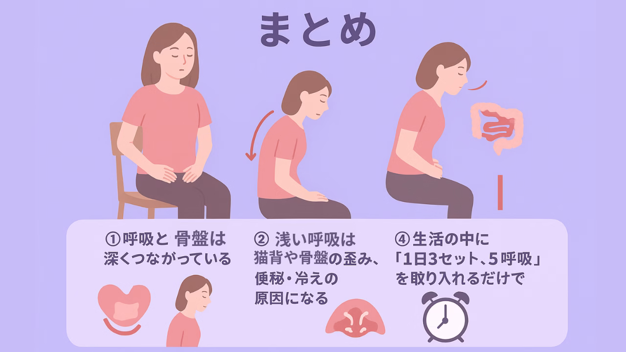 骨盤を整える呼吸法