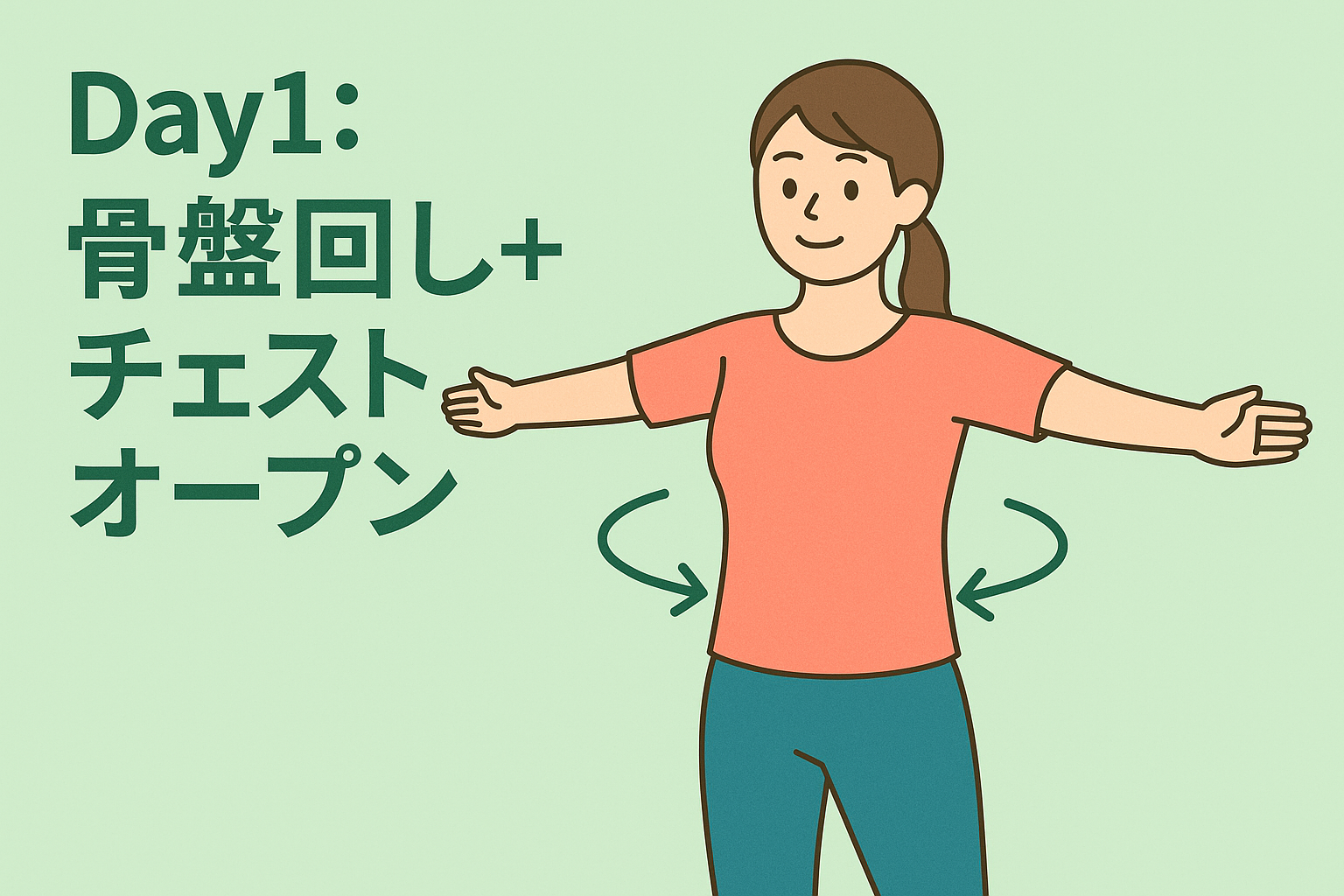 骨盤ダイエット7日ルーティーン