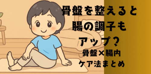 骨盤を整えると腸の調子もアップ？骨盤×腸内ケア法まとめ