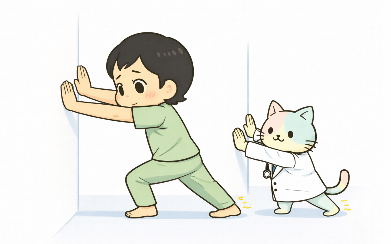 アキレス腱のストレッチ