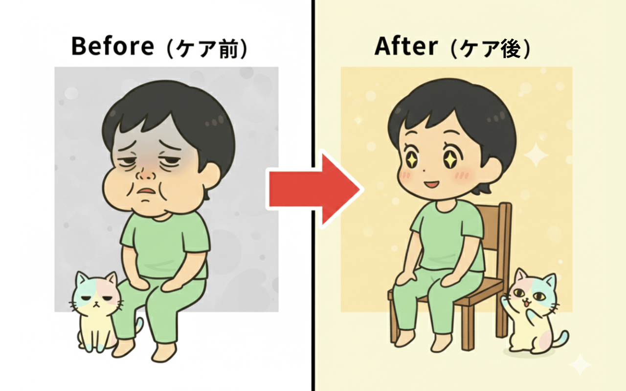 天窓ケアのビフォーアフター効果