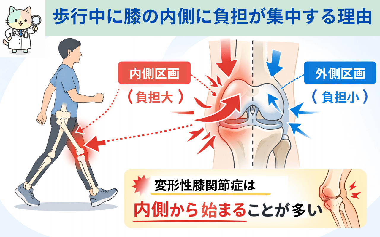 膝痛が楽になる歩き方|膝への負担を減らす5つのポイントと階段のコツ